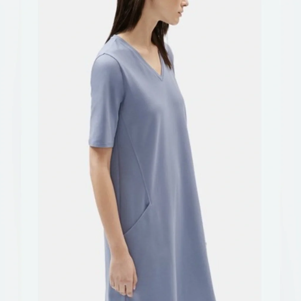NWT Eileen Fisher Organic Cotton Dress Size Large - Picture 2 of 3